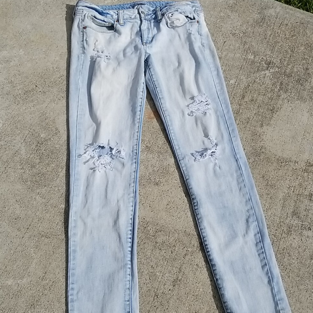 American Eagle Straight Leg Size 8 long